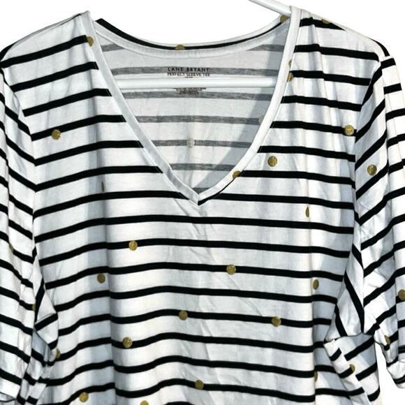 Lane Bryant Perfect Sleeve V-Neck Tee | Women’s Size 18/20 - Picture 2 of 6